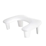 Pozostałe akcesoria kosmetyczne - Podpórka MOMO do manicure Croissant biała - miniaturka - grafika 1