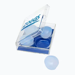 Zatyczki do uszu Zoggs Silicone Ear Plugs niebieskie 465274 - Pływanie - miniaturka - grafika 1