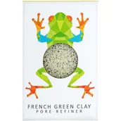 Akcesoria do oczyszczania twarzy - Konjac Sponge Konjac Sponge Gąbka Mini Rainforest Żabka z zieloną glinką do cery normalnej, mieszanej i tłustej - miniaturka - grafika 1