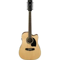 Gitary klasyczne - Ibanez Performance Series PF1512CE-NT - 12-strunowa gitara elektroakustyczna - naturalny wysoki połysk PF1512ECE-NT - miniaturka - grafika 1