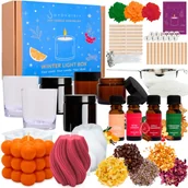 Rękodzieło - Zestaw do robienia świec sojowych XXL Soyovo DIY kula kręta - miniaturka - grafika 1