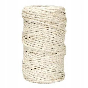 Sznurek SIZALOWY naturalny z AGAWY 2mm 100g 30m - Półfabrykaty do biżuterii - miniaturka - grafika 1