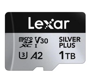 Lexar 1TB microSDXC Silver Plus UHS-I U3 A2 V30 - Karty pamięci - miniaturka - grafika 1