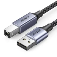 Kable USB - Ugreen kabel USB Typ B do drukarki (męski) - USB 2.0 (męski) 480 Mbps 5 m czarny (US369 90560) - miniaturka - grafika 1