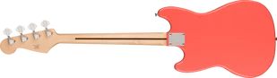 Squier Sonic Bronco Bass Maple Fingerboard White Pickguard Tahitian Coral - Gitary basowe - miniaturka - grafika 2