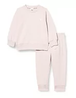 Bluzki dla niemowląt - Müsli by Green Cotton Dziecięce ubranko dla dziewczynek Cozy Sweat Set and Toddler Training Underwear, Rose Moon, 74 cm - miniaturka - grafika 1