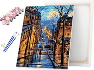 Malowanie po numerach - Malowanie po numerach Montmartre Paryż 40x50 RAMA / beliart - miniaturka - grafika 1