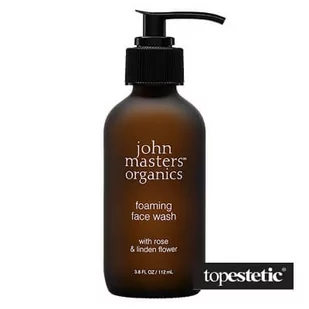 John Masters Organics Foaming Face Wash - Rose &amp; Linden Flower Żel do mycia twarzy z różą i kwiatem lipy 112 ml - Żele do mycia twarzy - miniaturka - grafika 1