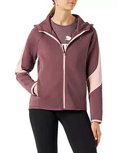 PUMA Damska bluza z kapturem Evostripe bluza z kapturem na zamek błyskawiczny - Bluzy damskie - miniaturka - grafika 1