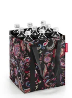 Torby i wózki na zakupy - Torba na butelki z przegrodami Reisenthel Bottlebag - paisley black - miniaturka - grafika 1