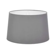 Oprawy, klosze i abażury - Szary, stożkowy abażur z białym wnętrzem - miniaturka - grafika 1