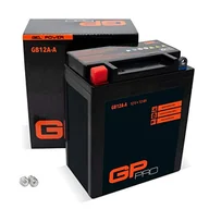 Części motocyklowe - GP-PRO GB12A-A 12 V 12 Ah akumulator żelowy (podobny do YB12A-A / 51211) (bezobsługowy i zamknięty) akumulator motocyklowy - miniaturka - grafika 1