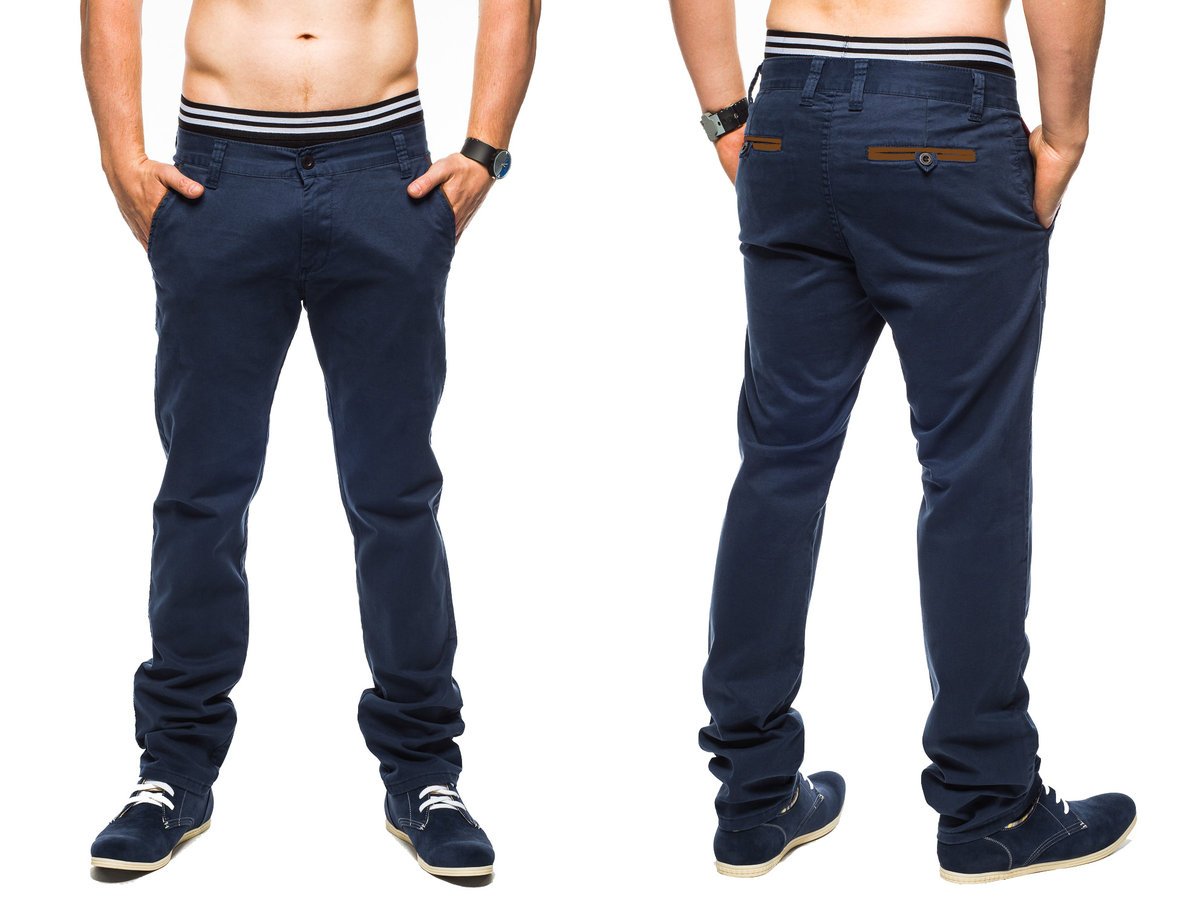 SPODNIE MĘSKIE CHINOSY VANKEL JEANS 605G - 94 L30