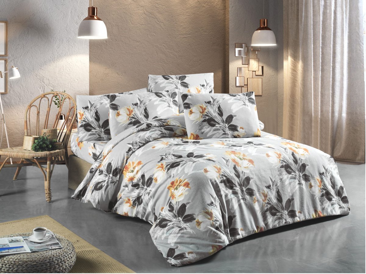 Rozszerzona pościel flanelowa 140x220, 70x90 Ivy