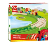 Akcesoria i części modelarskie - Hape Hape TRAIN Zestaw torów dżungla - miniaturka - grafika 1
