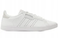Buty sportowe damskie - Buty damskie Adidas Courtpoint Base sportowe białe - miniaturka - grafika 1