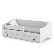 Łóżka dla dzieci i młodzieży - Łożko dziecięce ERYK z szufladą i barierką 180x80 - miniaturka - grafika 1