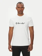 Koszulki męskie - G-Star Raw T-Shirt G-Script D25150-C812 Biały Regular Fit - miniaturka - grafika 1