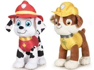 Maskotki i pluszaki - Psi Patrol Marshall Stra��ak + Rubble Budowniczy 19cm - miniaturka - grafika 1