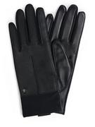 Rękawiczki - ROECKL - Skórzane rękawiczki damskie, czarny - miniaturka - grafika 1