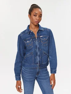 Wrangler Kurtka jeansowa Jen 112346210 Niebieski Regular Fit - Kurtki damskie - miniaturka - grafika 1