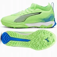 Piłka nożna - Buty Puma Ultra 5 Match TT+ Mid Jr 108097-03 zielony 36 - miniaturka - grafika 1