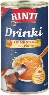 Rinti Drinki z kurczakiem dla psów 185ml - Mokra karma dla psów - miniaturka - grafika 1