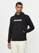 Bluzy męskie - Calvin Klein Bluza Shadow Logo K10K113090 Czarny Regular Fit - miniaturka - grafika 1