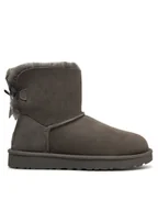 Śniegowce damskie - Ugg Śniegowce W Mini Bailey Bow II 1016501 Szary - miniaturka - grafika 1