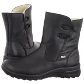 Botki damskie - Botki Czarne Z7172-00 Black (RI139-b) Rieker - miniaturka - grafika 1