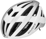 Kaski rowerowe - RUDY project Project Venger Road Kask, white/silver matte M 55-59cm 2020 Kaski szosowe HL660101 - miniaturka - grafika 1