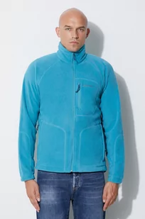 Columbia bluza męska kolor turkusowy gładka - Bluzy męskie - miniaturka - grafika 1