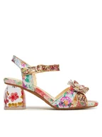 Sandały damskie - Laura Vita Sandały Framboiseo 42 Czerwony - miniaturka - grafika 1