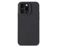 Etui i futerały do telefonów - Holdit Silicone Case iPhone 15 Pro Max Black - miniaturka - grafika 1