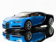 Samochody i pojazdy dla dzieci - WELLY BUGATTI CHIRON  auto 1:34-1:39 samochód kolekcjonerski - miniaturka - grafika 1