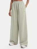 Spodnie sportowe damskie - Reebok Spodnie dresowe Reebok x Ewa Chodakowska Hanna RK25624CCW Zielony Wide Leg - miniaturka - grafika 1