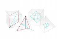 Pomoce naukowe - Wielościany foremne 4 szt. - miniaturka - grafika 1