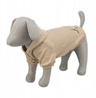 Ubranka dla psów - BE NORDIC Flensburg bluza z kapturem, dla psa, piaskowa, S: 33 cm - miniaturka - grafika 1