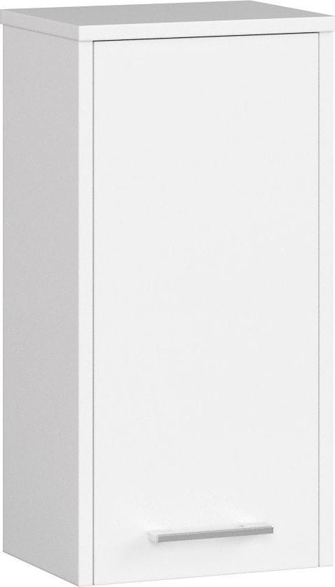 Elior Biała wisząca szafka łazienkowa z półkami - Optima