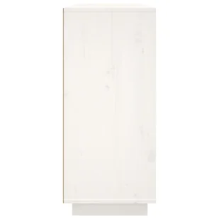 Lumarko Szafka, biała, 120x35x80 cm, lite drewno sosnowe - Szafki do salonu - miniaturka - grafika 8