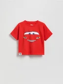Bluzki dla niemowląt - Reserved - T-shirt Auta - czerwony - miniaturka - grafika 1