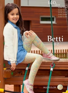RAJSTOPY MONA DZ BETTI 02 140 (kolor wzorzyste, rozmiar 140-146) - Rajstopy - miniaturka - grafika 1