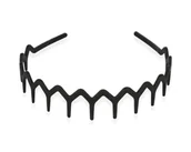 Ozdoby do włosów - Opaska kauczukowa z grzebieniem - miniaturka - grafika 1