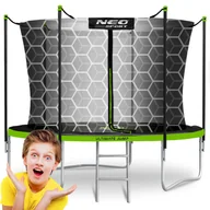 Trampoliny - Trampolina ogrodowa 10ft/312cm z siatką wewnętrzną i drabinką Neo-Sport - miniaturka - grafika 1