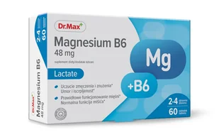Dr.Max, Magnesium B6 Lactate, suplement diety, 60 tabletek - Witaminy i minerały - miniaturka - grafika 1