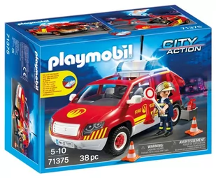 Playmobil City Action 71375 Samochód komendanta straży pożarnej - Klocki - miniaturka - grafika 1