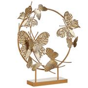Figurki dekoracyjne - Lumarko Figurka Motyle Złota Beryllium - miniaturka - grafika 1