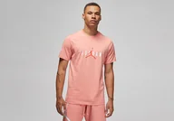 Koszulki męskie - Nike Air Jordan Stretch Crew Tee DollLight Madder Root - miniaturka - grafika 1