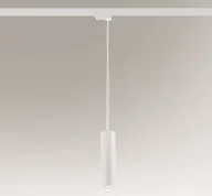 Lampy pozostałe - Shilo lampa szynowa wisząca Noda GU10 H30cm 6cm biała 7955 - miniaturka - grafika 1
