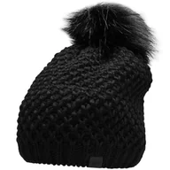 Czapki damskie - Czapka 4F W H4Z22 CAD014 20S (kolor Czarny, rozmiar M) - miniaturka - grafika 1